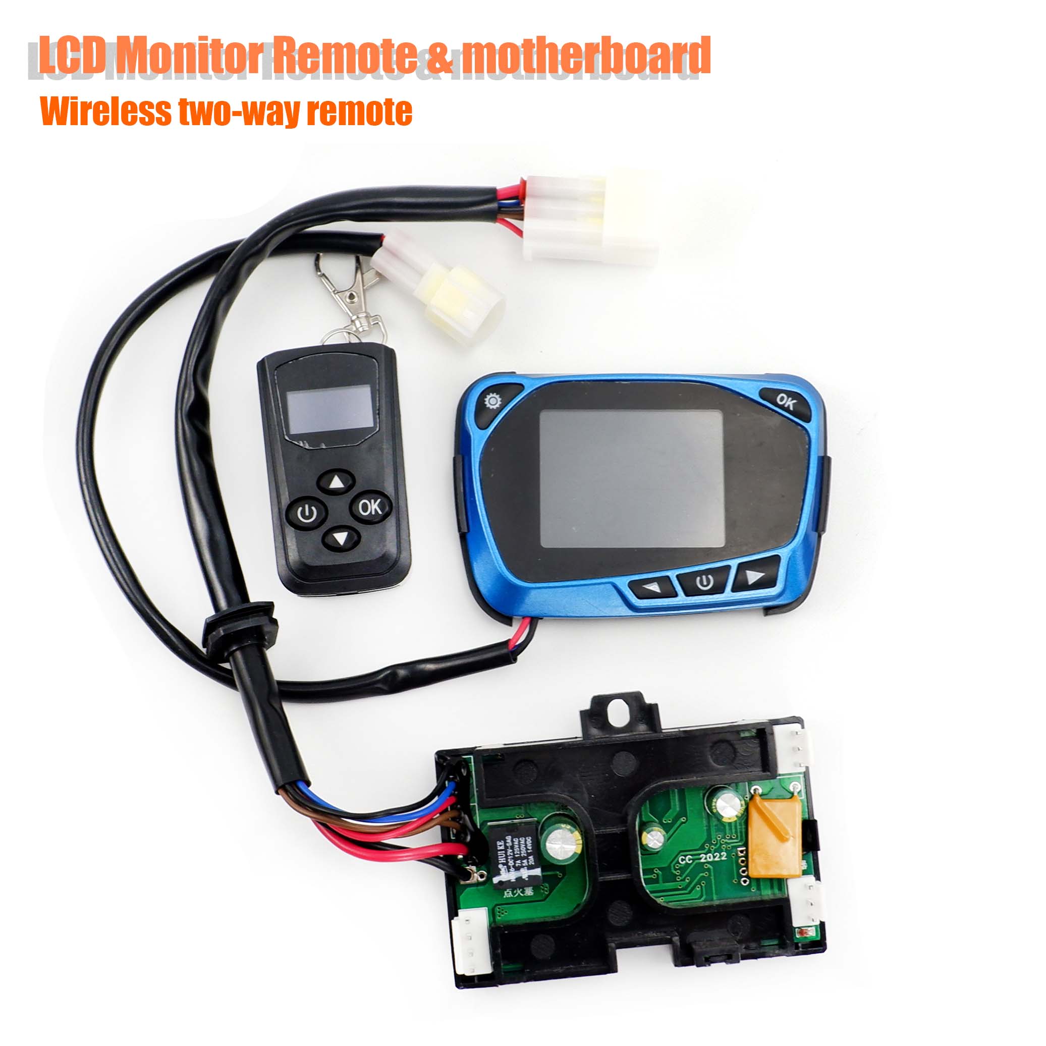 Food Warmer Display - 12V Air Diesel Heater LCD Monitor