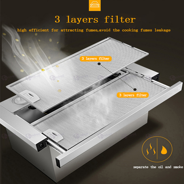 Built in Cooker Hood Stainless - Commercial Kitchen Chimney recension och pris