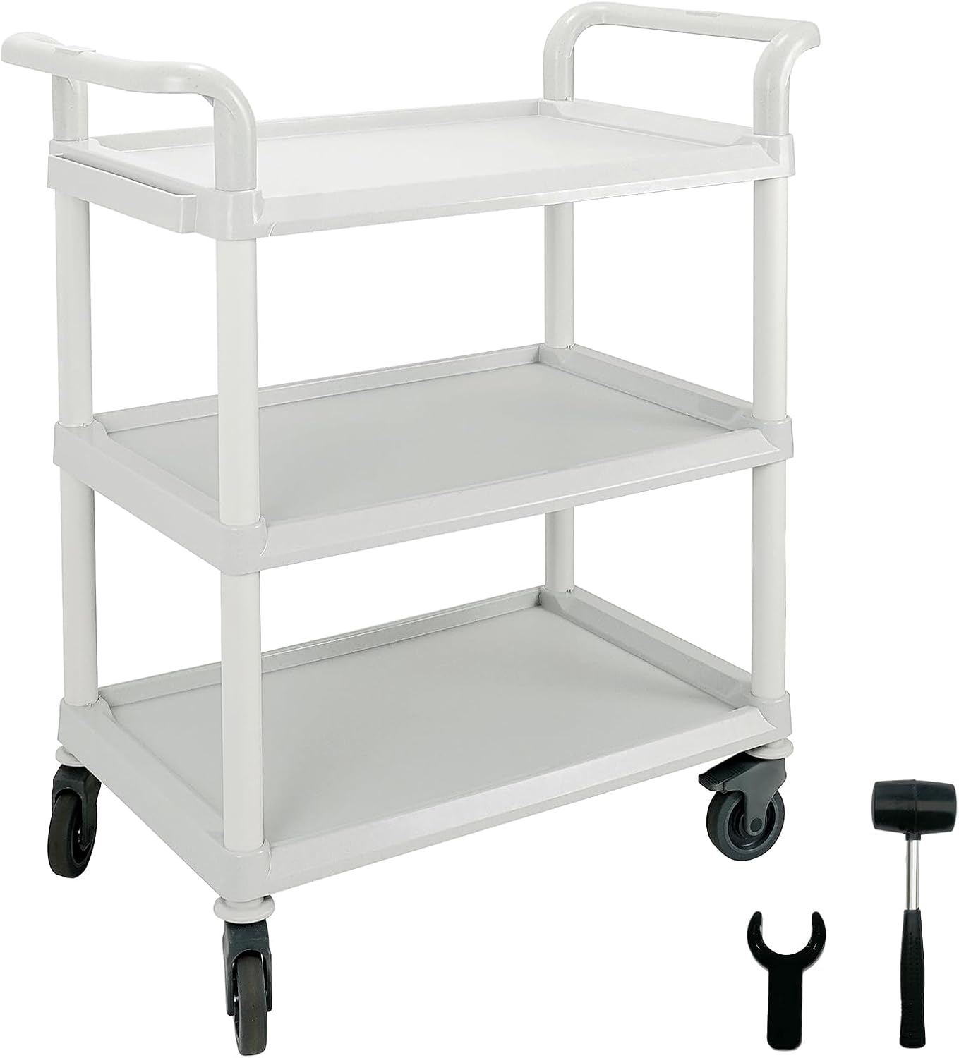 Gray Large 3-Tier Plastic Heav - Commercial Kitchen Warehouse recension och pris
