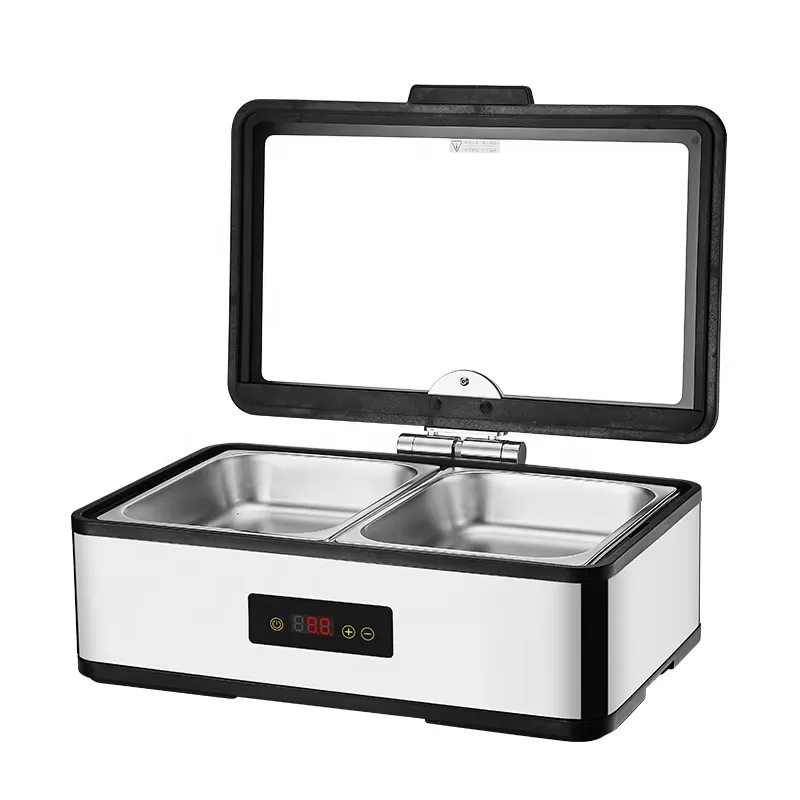Chafing Dish with Glass Lid St - Food Warmer Display recension och pris