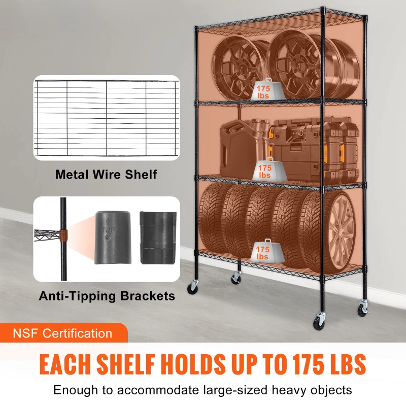 4 Layers Storage Shelf Ladder  - Commercial Kitchen Warehouse recension och pris