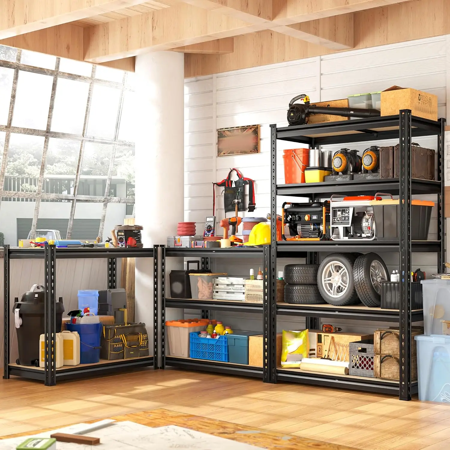 2PCS Storage Shelves,5 Tier Ga - Commercial Kitchen Warehouse recension och pris