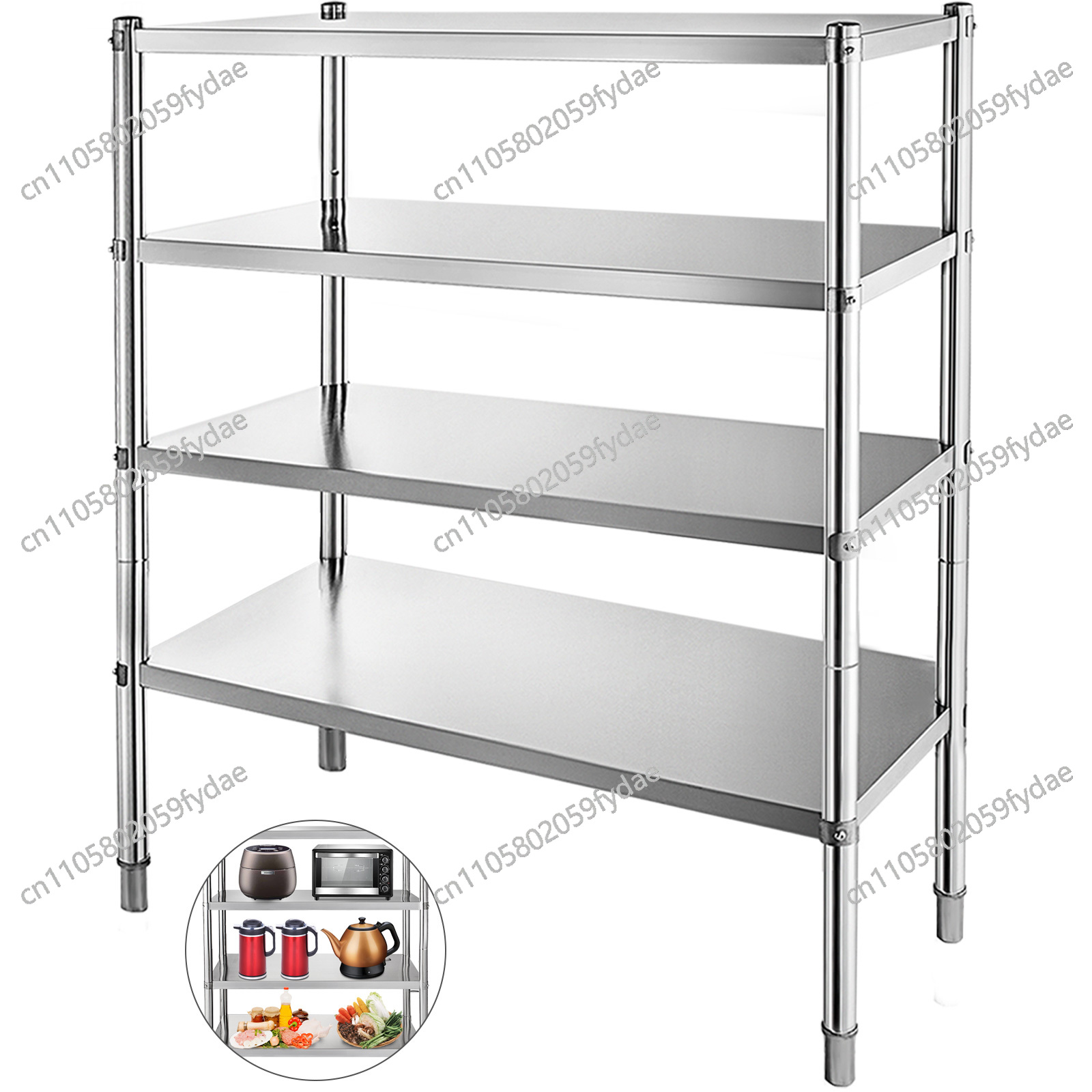 For 4-Tier Stainless Steel Com - Commercial Kitchen Warehouse recension och pris