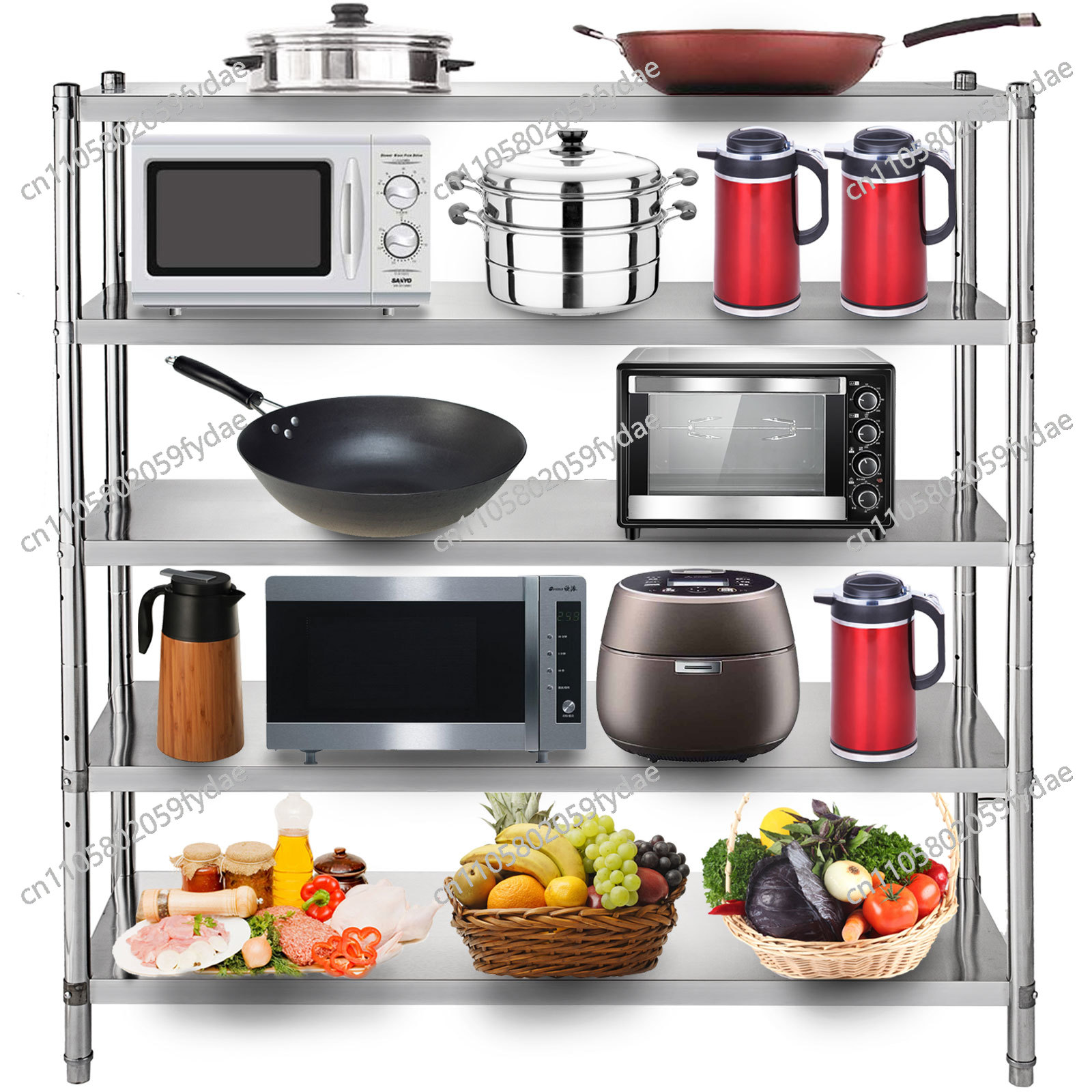 For 4-Tier Stainless Steel Com - Commercial Kitchen Warehouse recension och pris