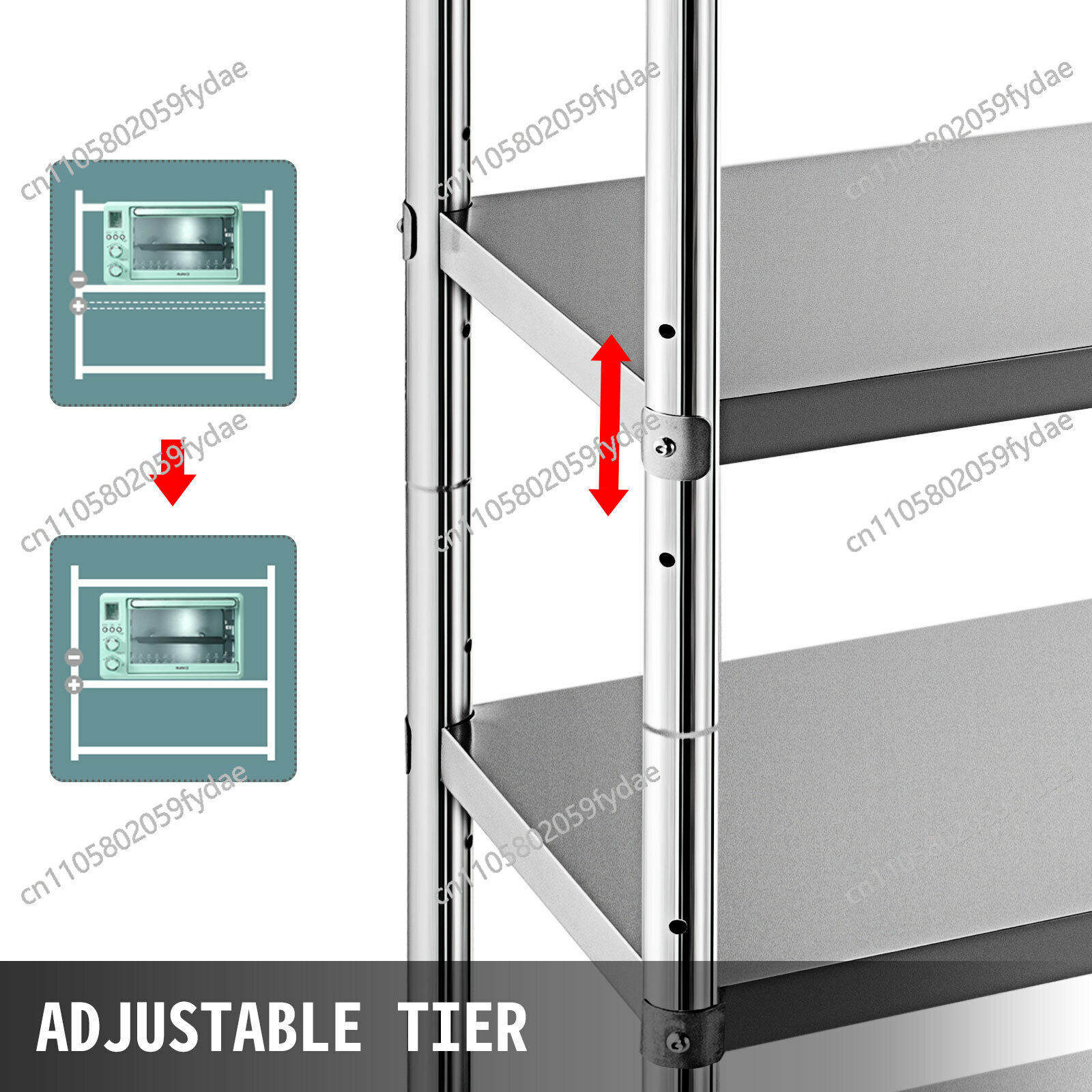 For 4-Tier Stainless Steel Com - Commercial Kitchen Warehouse recension och pris